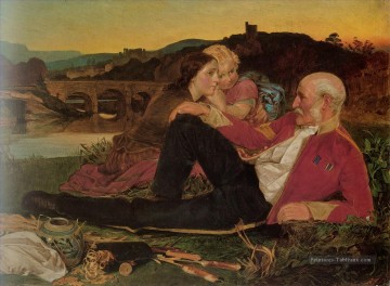  Frederick Peintre - Automne peintre victorien Anthony Frederick Augustus Sandys